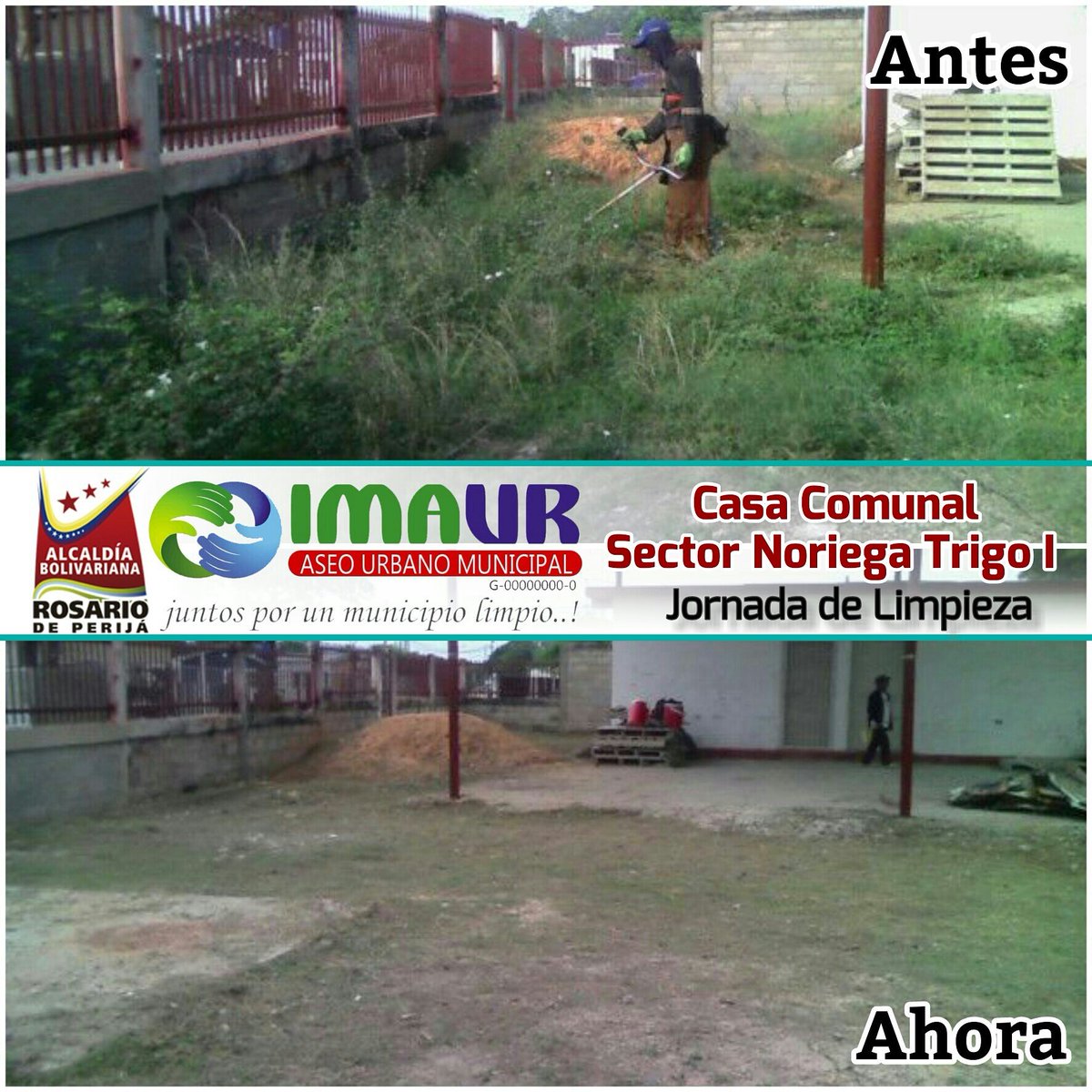 Imaur_ABRP's tweet photo. Estuvimos en la comunidad NoriegaTrigo I realizando una jornada de limpieza en la casa comunal de este sector. https://t.co/XjyiWHXtUg