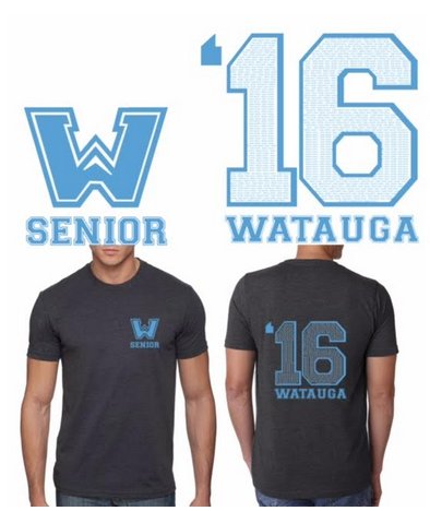 WataugaStuco's tweet photo. Selling $12 Senior Tees at lunch today. Come to ticket booth near elevator! All Seniors are featured on the back! https://t.co/ibYKXG4vkT