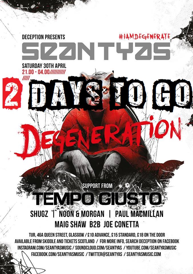 DeceptionGLW's tweet photo. 2 DAYS TO GO!!!
TICKETS AVAILABLE THROUGH LINKS ON EVENT PAGE 
 https://t.co/3XfDgnhsxR
 #Deception #IamDegenerate https://t.co/85KnGjYXRX