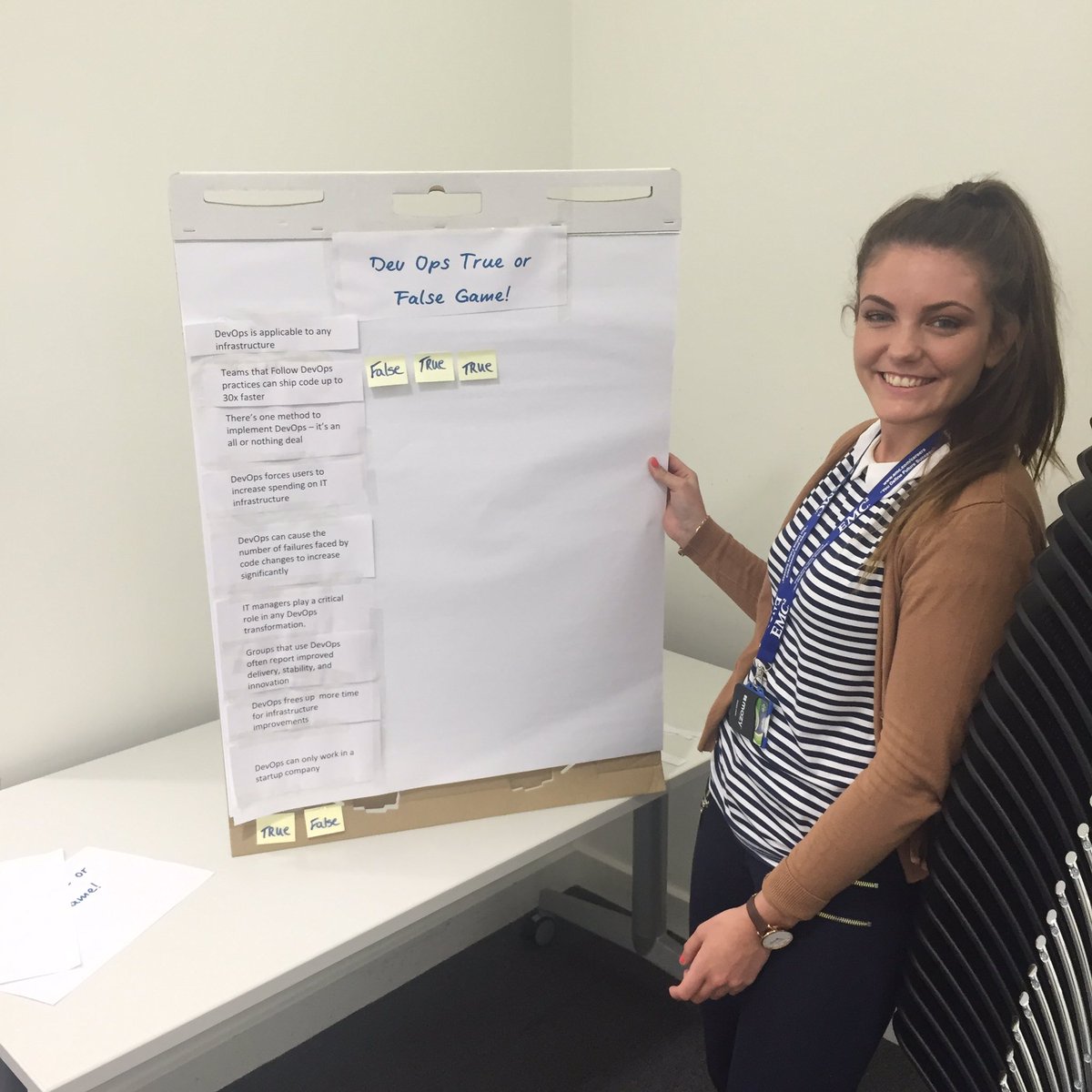 ChristinaOCal's tweet image. Make sure to visit our DevOps T/F game in City gate today .. There is sweet treats for all participants😉#DevOpsEMCIT