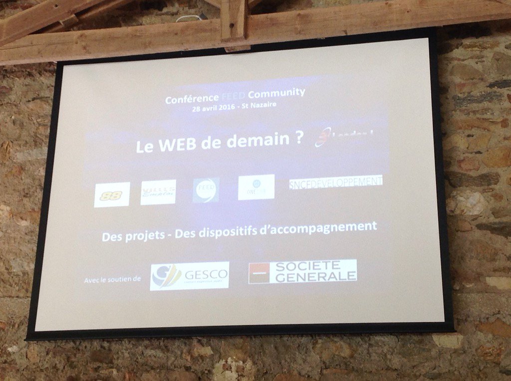 cygal01's tweet photo. Dans Qqs instants ouvertures de la conférence @FeedContact avec @Onecub @villesemploi a #labaule https://t.co/tQYqK57nB8
