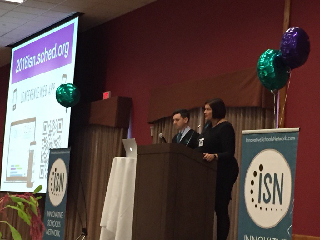 jlandes1's tweet photo. ISN leads us into another great Conference on Educational Innovation! #ISN2016 #Innov8 https://t.co/1qGyVtems2