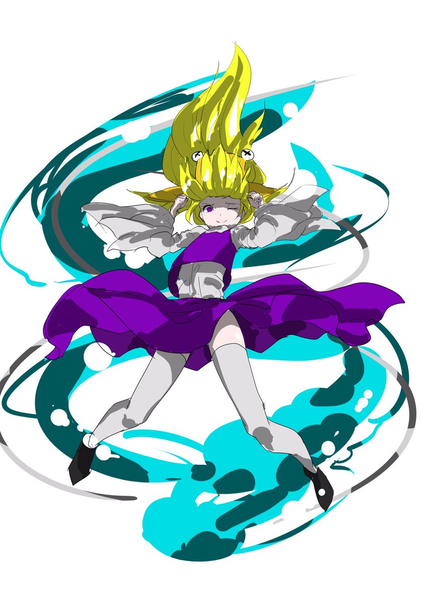 #深夜の真剣お絵描き60分一本勝負
すわこちゃん! 