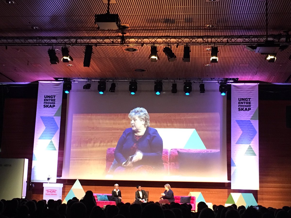 UEOstfold's tweet photo. Statsminister Erna Solberg er klar for #NM_UB https://t.co/XG7PUmfzMK