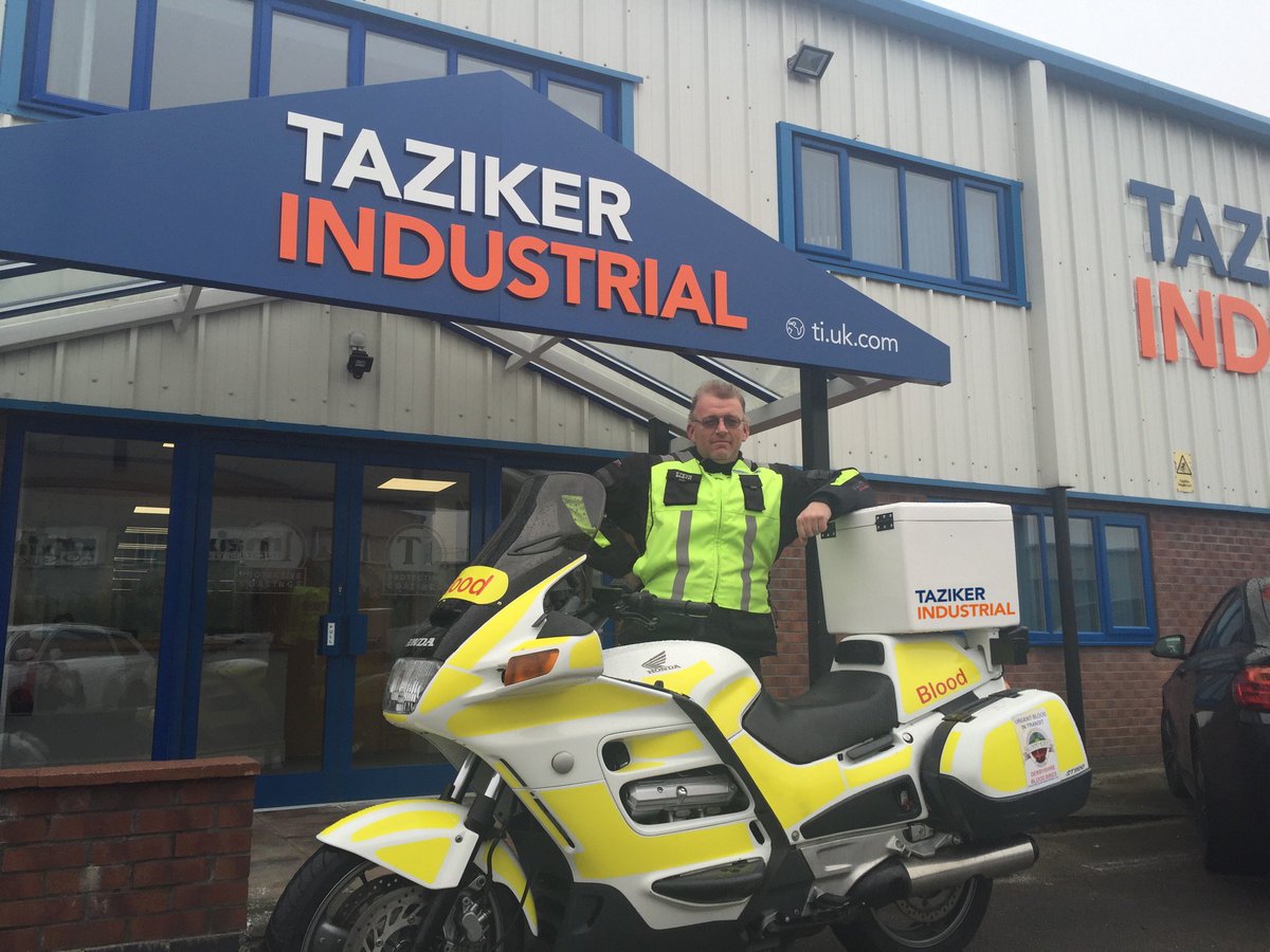 We have sponsored a blood bike for <a href="/DerbyshireBB/">Derbyshire Blood Bikes</a> in support of employee and volunteer rider Steve Smith