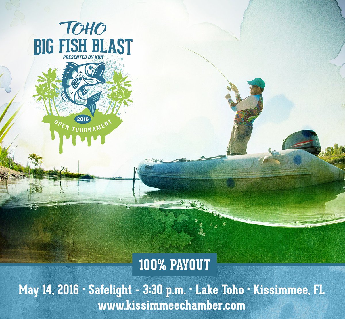 Make plans to participate in the 5th annual Toho Big Fish Blast on May 14 in #Kissimmee, hosted by <a href="/kisschamber/">The Osceola Chamber</a>.