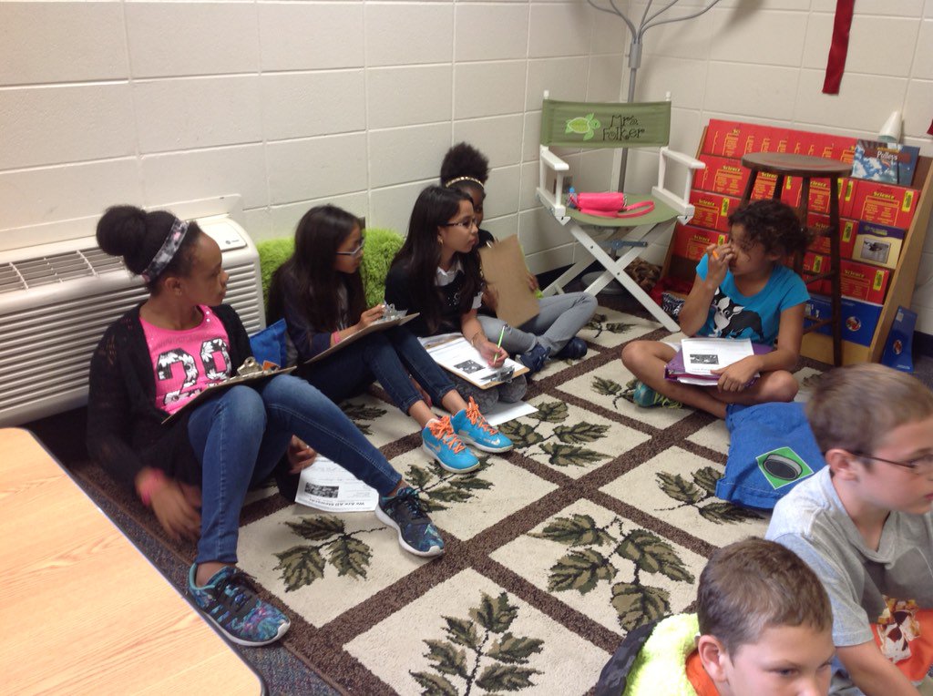 MrsFolkerTCE's tweet photo. Collaborative groups writing proposals for school improvement.  #CampTCE https://t.co/uNz7XLRrpg