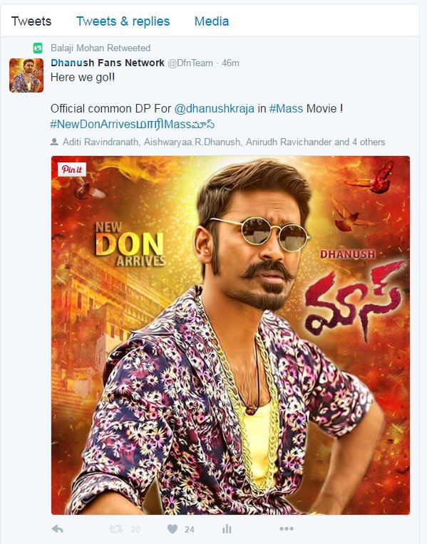 SembiyanTvk's tweet photo. #Thank You Very Much For Urs Supports @directormbalaji sir and @aditi1231 _/\_ 

waiting For @dhanushkraja  #RT https://t.co/a1pF4pXNZX