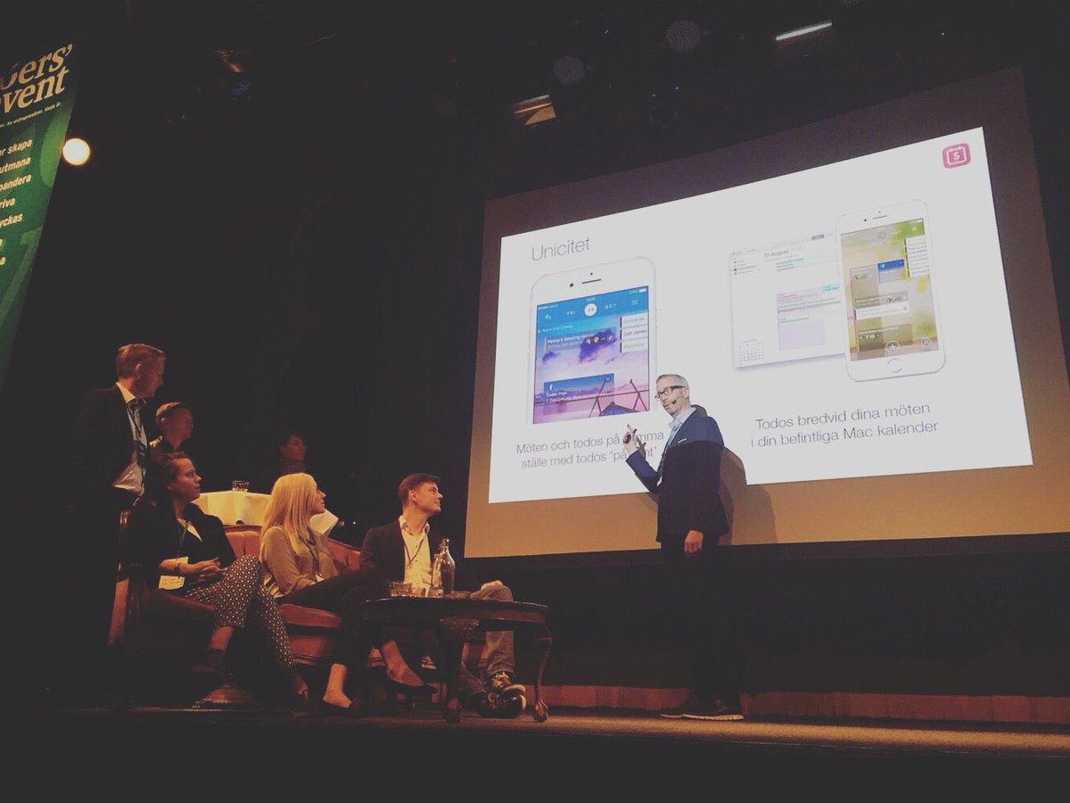 Simpliday's tweet image. @JohanGunnars pitching to investors at the @doersevent right now. #doersevent #doersevent2016