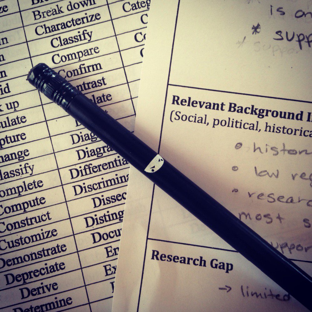 Nothing like a little ninja to help me whip this thesis proposal into shape...