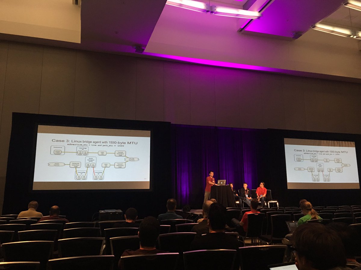 _techcet_'s tweet photo. Thank goodness #MidoNet doesn't use Linux bridge. One less MTU pinch point to deal with @midokura #WeAreOpenStack https://t.co/vAubDKwTq9