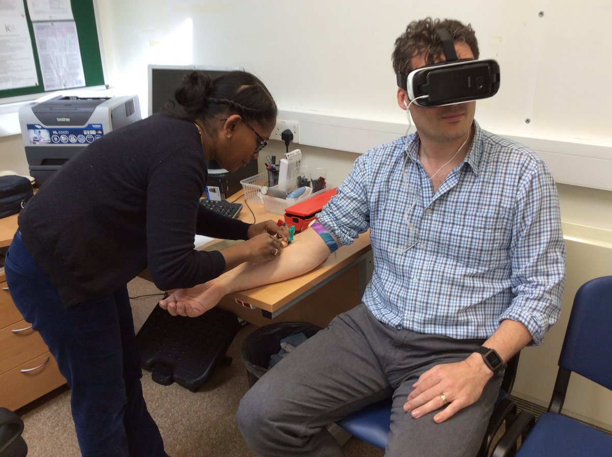 Giving blood in #VR is remarkably painless #digitalhealth