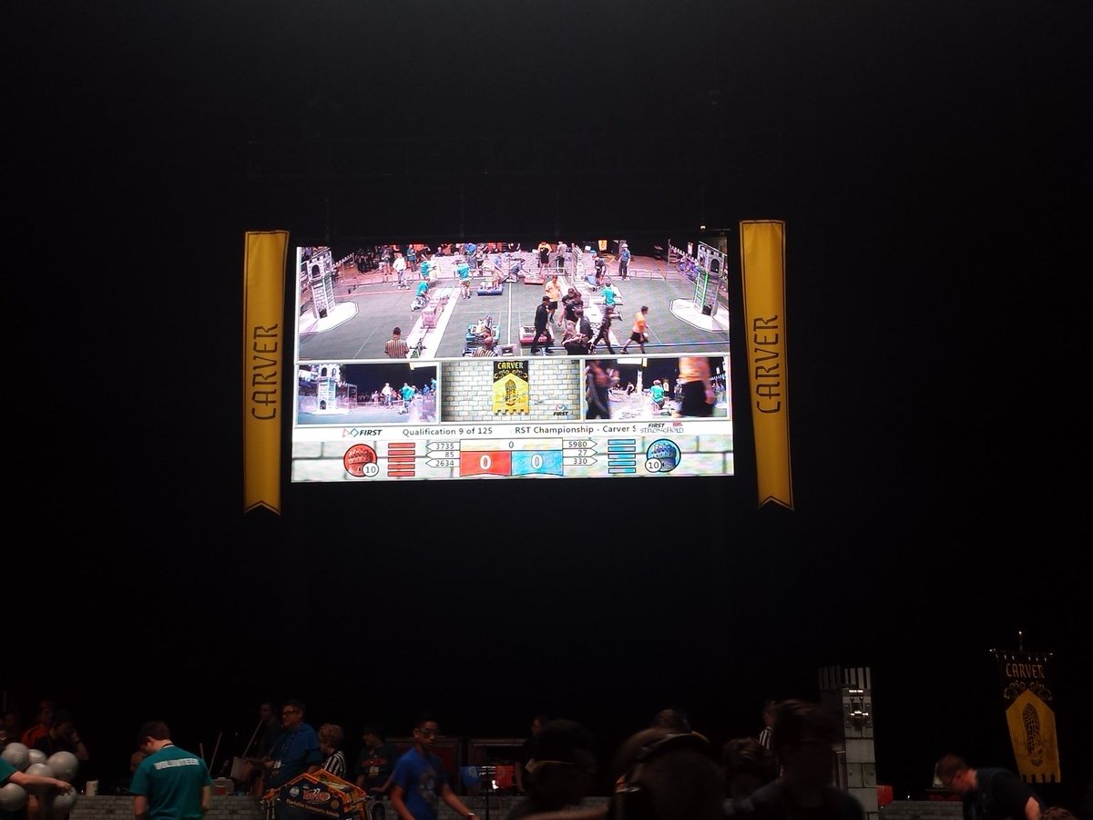 frc1723's tweet image. Our first match is coming up! We are in the Carver division...if you forgot!  :)
#Robotcs