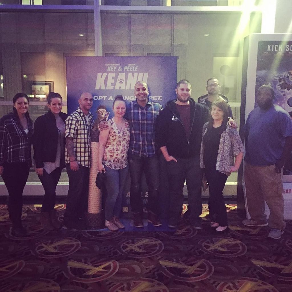 Thank you to everyone who came out last to the advanced screening of @keanumovie!! The movie was classic #keyandpee…