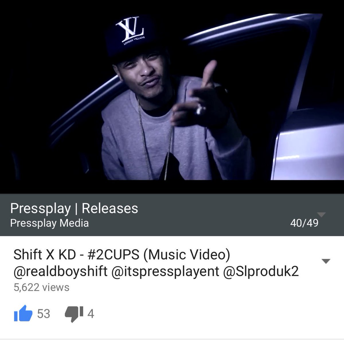 ItsPressplayUk's tweet image. Shift X KD - #2CUPS (Music Video) @realdboyshift @itspressplayent @SLProdUK2 youtu.be/IBUSo_RAZD0