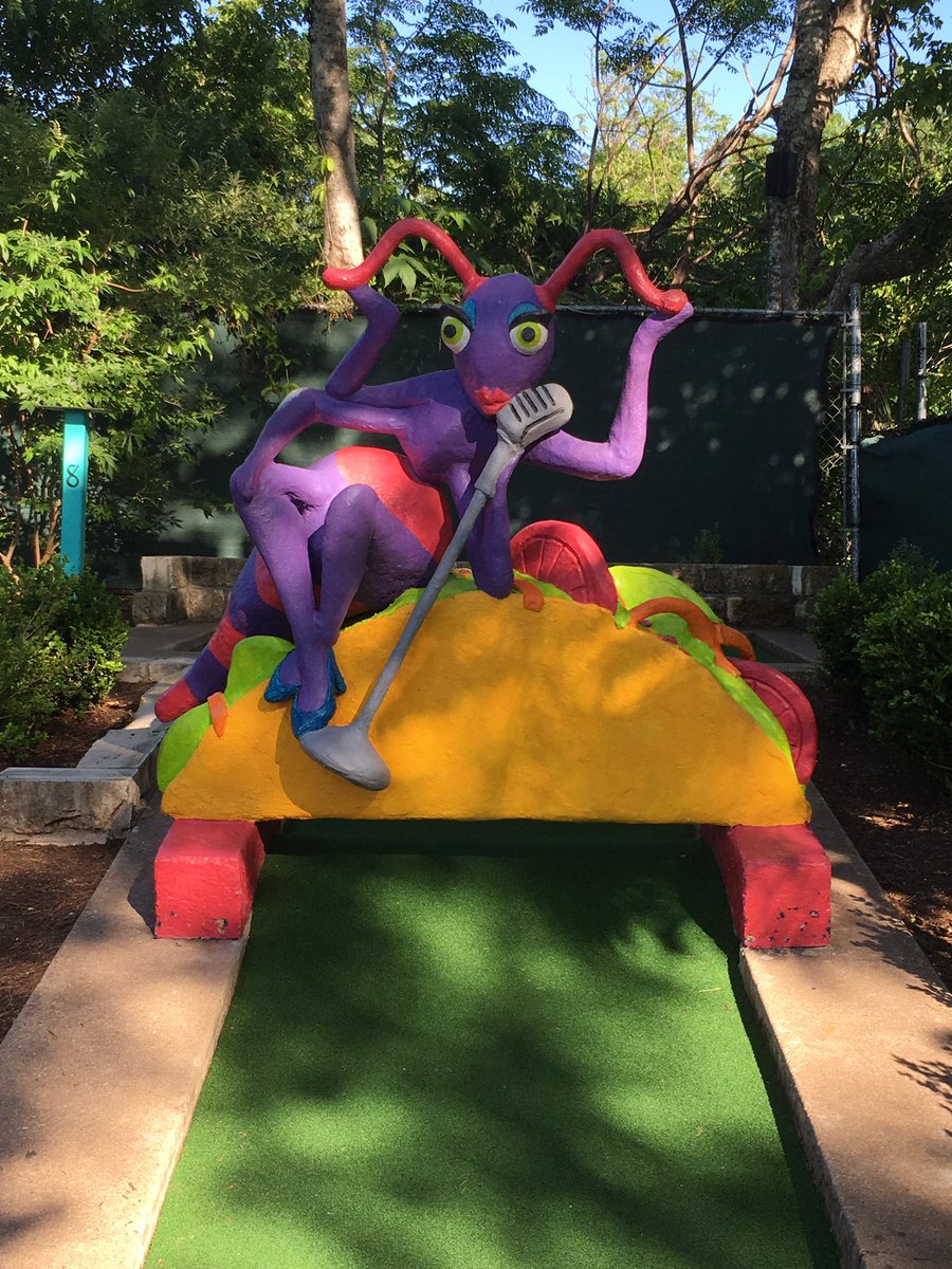 ouratx's tweet photo. This ant is our Spirit Animal. #PeterPanMiniGolf #ouratx #ouraustintexas #🌮 https://t.co/KtVcayJdzU
