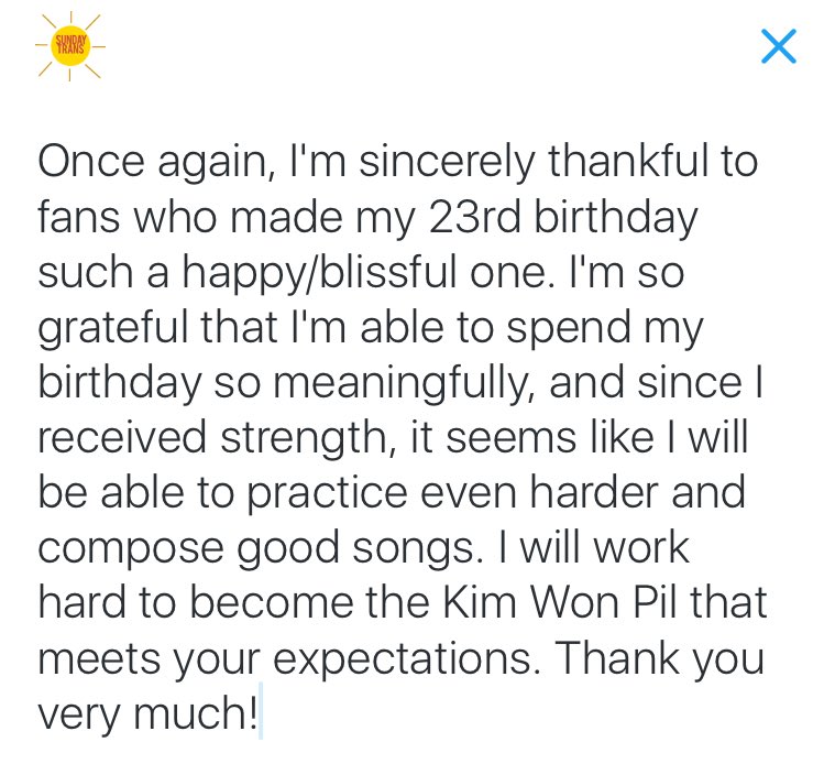 sundaytrans's tweet photo. [TRANS] 160428 day6kilogram 
#HappyWonpilDay https://t.co/H3u6YniggW
