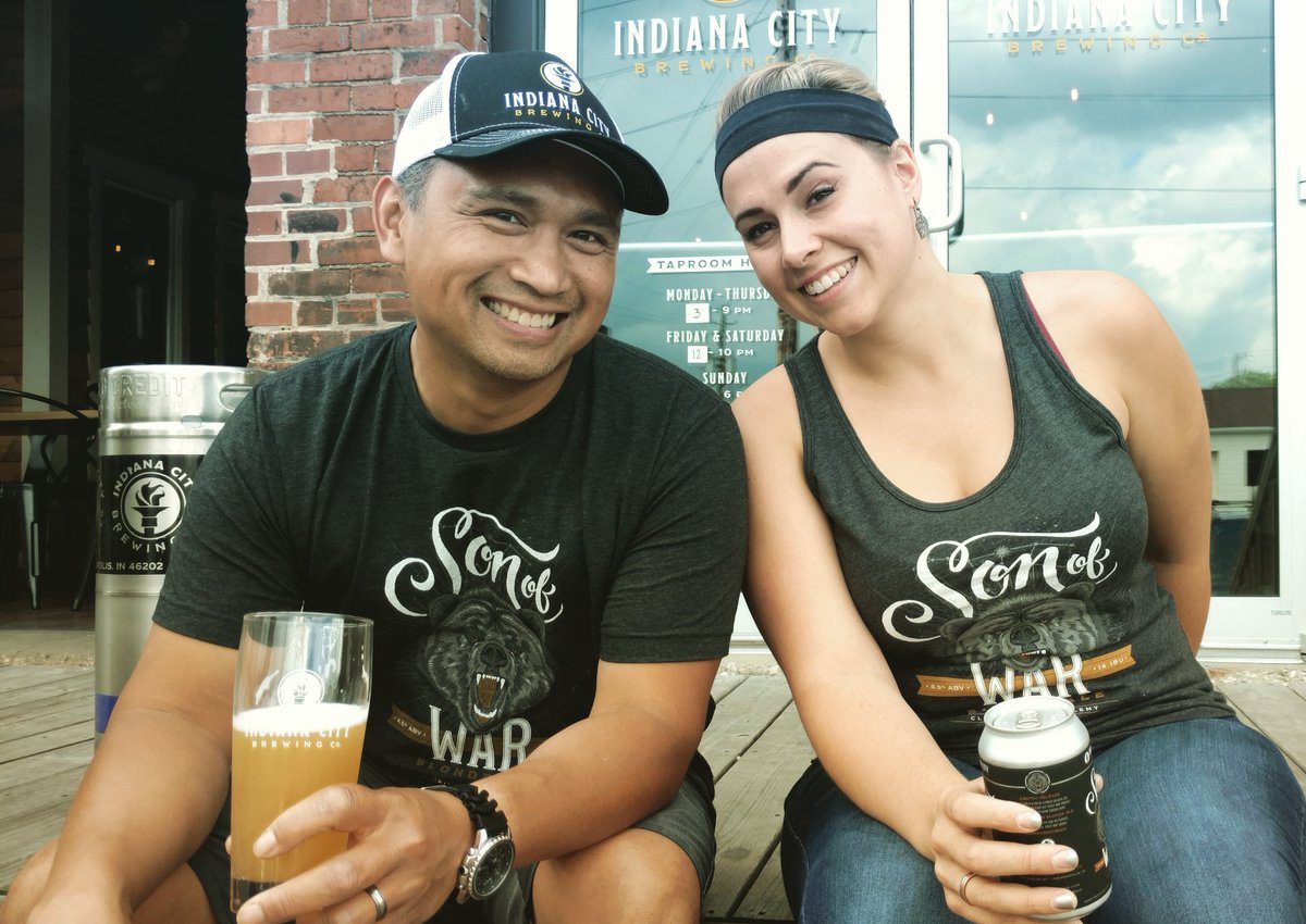 IndianaCityBeer's tweet image. Son of War tanks &amp;amp; tees in stock at our taproom and online! Peep them Sat at #NextHopModel. bit.ly/1XXeVr4