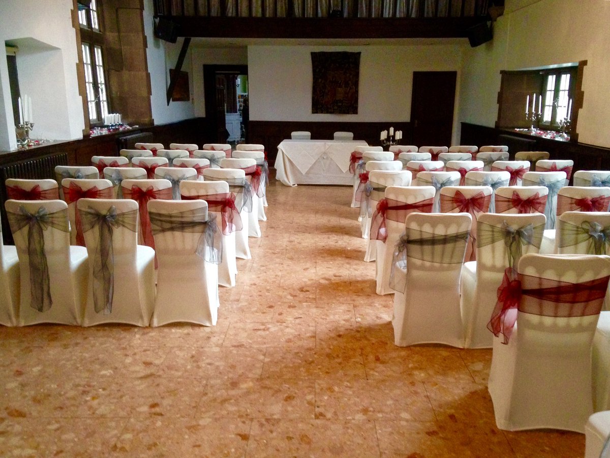 Burgundy &amp; Silver for tomorrows wedding <a href="/Risley_Hall/">RisleyHall Hotel/Spa</a>