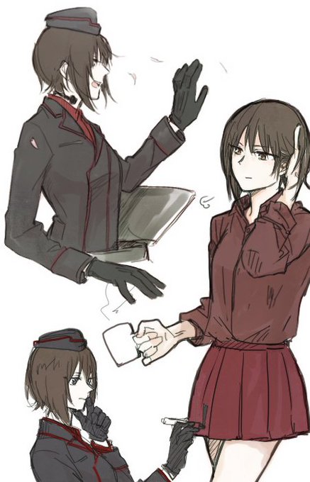 黒手袋のtwitterイラスト検索結果 古い順
