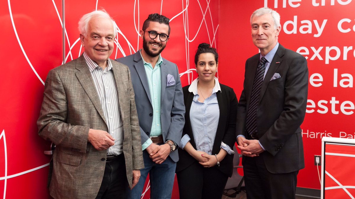 ZAlobaydi's tweet photo. Thank you @HonJohnMcCallum  @SenecaCollege listening about @Enactus_Seneca Lint up project #SenecaHelix#ECNationals https://t.co/Md4VLneDEp
