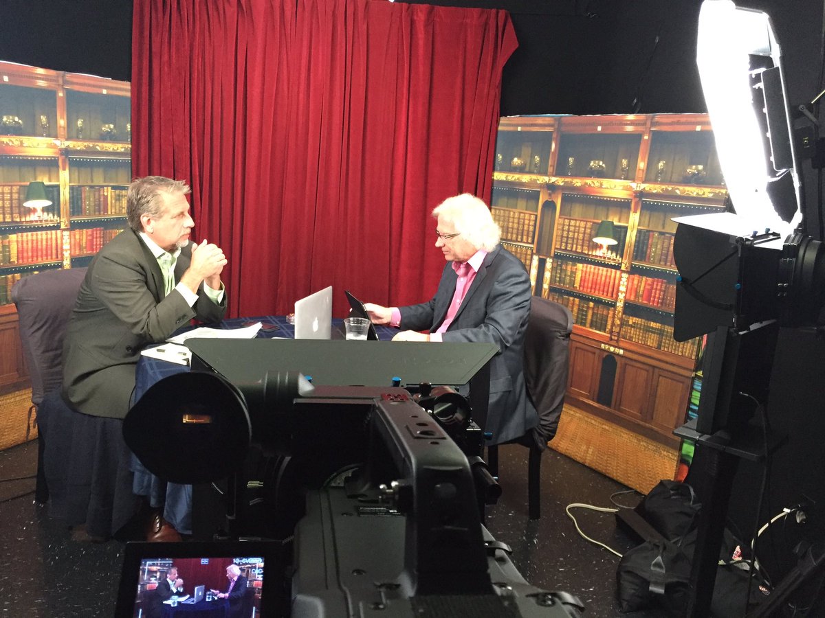 PastorTomHughes's tweet photo. I am filming right now with Don Stewart @HisChannel. Thank you for your prayers! #EndTimesTV #HisChannel https://t.co/ziTOUxm916