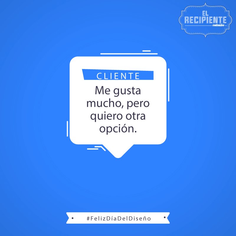 TuRecipiente's tweet image. Seguimos festejando el día del diseñador