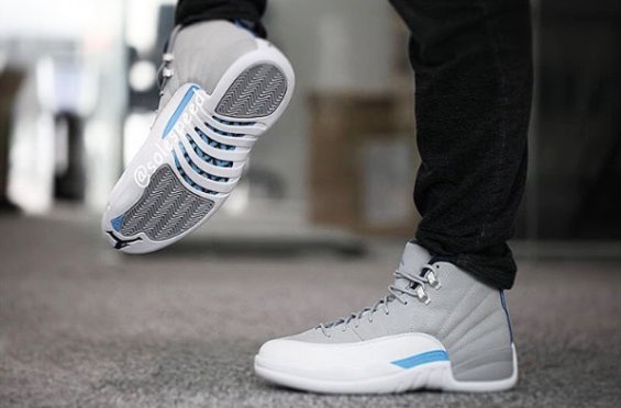 jordan 12 wolf grey university blue