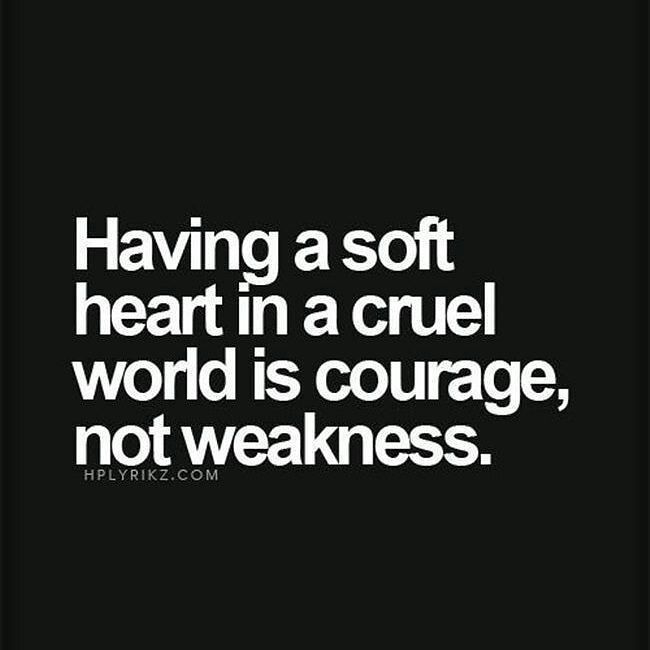 Jaymwb's tweet image. For those who have a #softedge #honey 
#courage #inspiration #softheart #strength ift.tt/26xrcs2