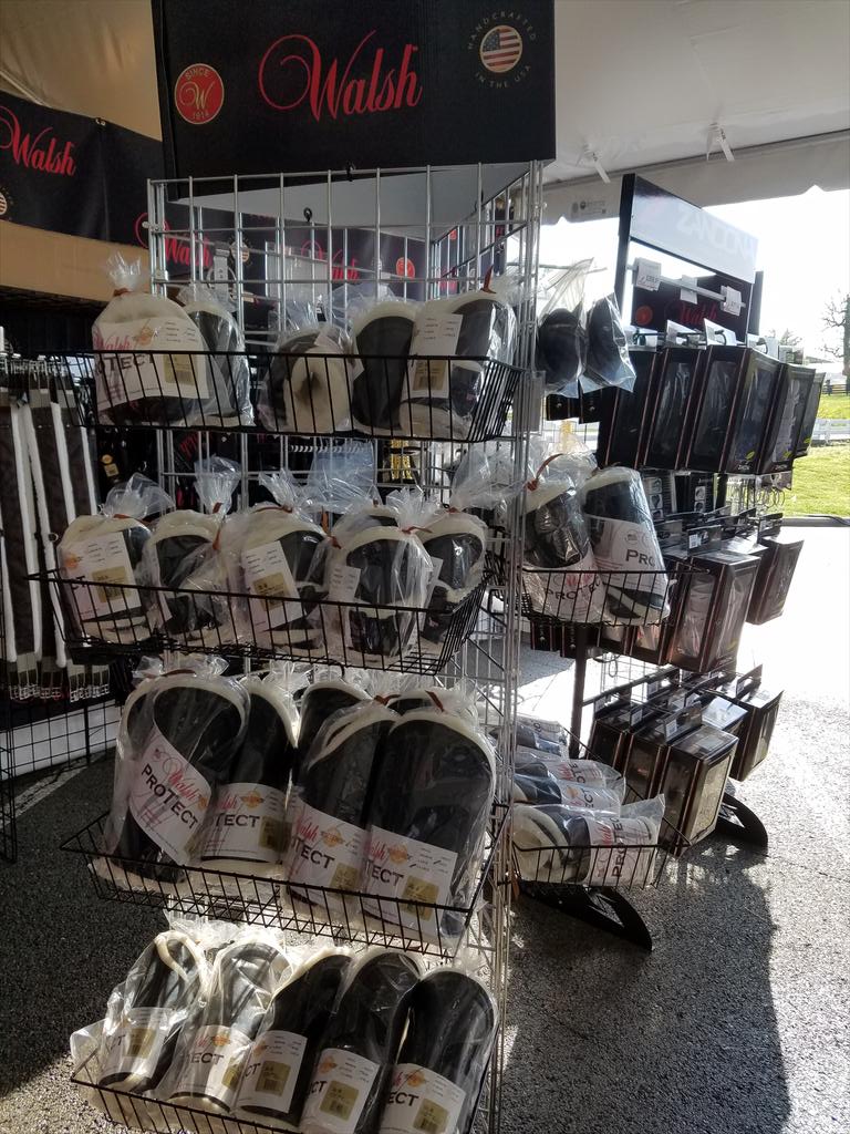 walshproducts's tweet image. Day 1 at @RolexKentucky! Come say hello. Booth #100 Top Rail Tack.