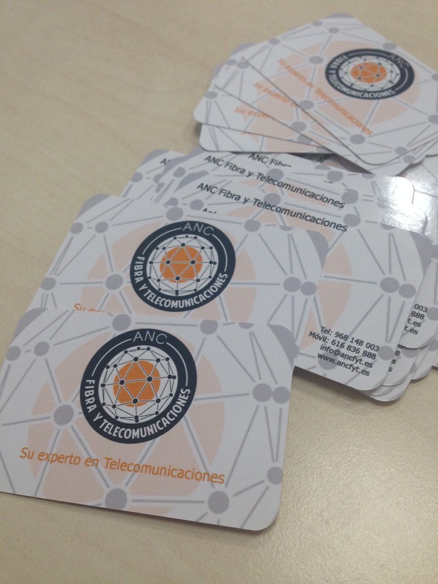 ANCTELECO's tweet photo. Nuestras nuevas tarjetas de visita https://t.co/cgX1urjqVa