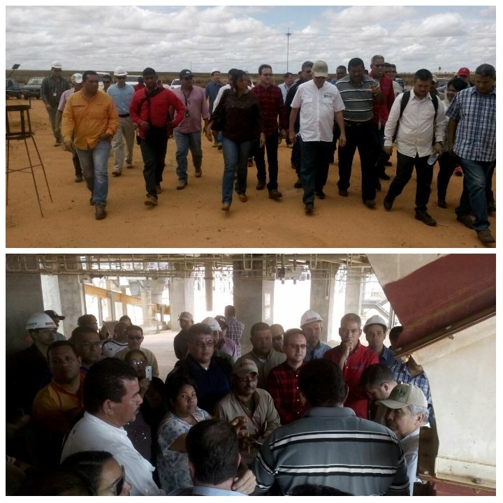 AlcaldiaElTigre's tweet photo. Recorrido e inspección  con el min @wcastroPSUV el gob @Nelson_Mpsuv  y los alcaldes @pedrompsuv @JFigueraPSUV https://t.co/OY1Ersne8E