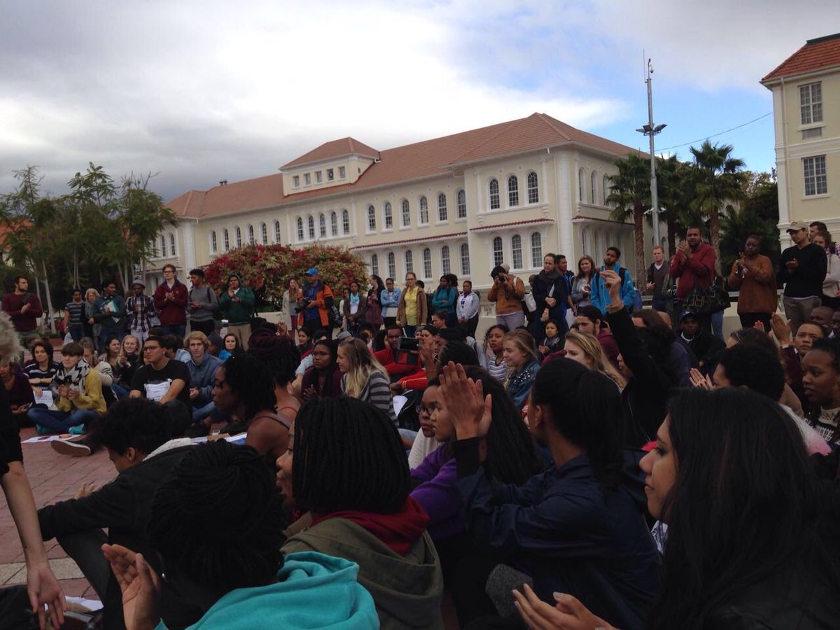 retrobecca's tweet photo. Powerful &amp; emotional day @StellenboschUni #endrapeculture https://t.co/F9M1Wsq1w9