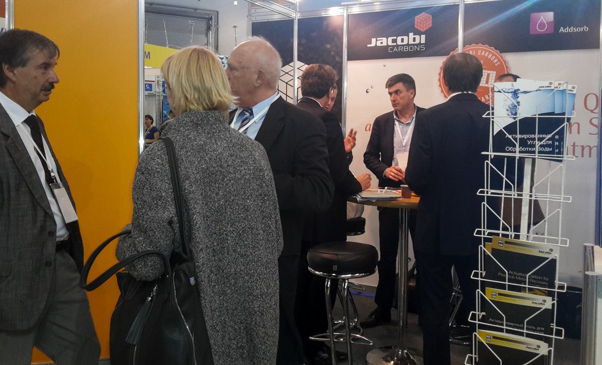 Jacobi_Carbons's tweet photo. We had a busy day today at the final day of #ECWATECH, discussing #ActivatedCarbon water applications. @ECWATECH https://t.co/izC7jHCIU6