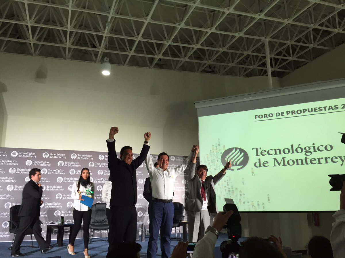 TECcampusHGO's tweet photo. Gracias a los candidatos por su participación en el #ForodePropuestas @omarfayad @GuadarramaPP @salvadortcmx https://t.co/seQlCjsLZ1