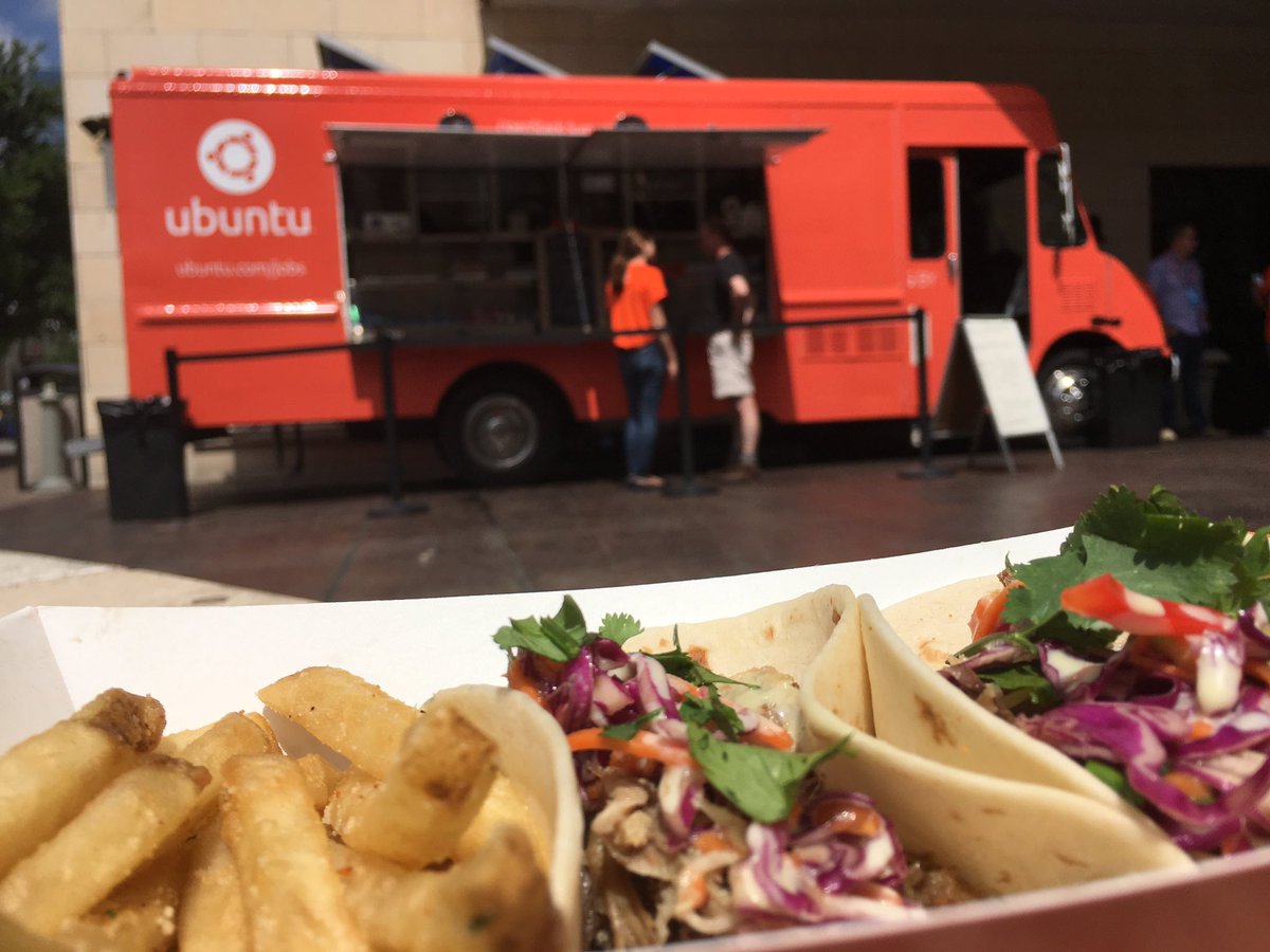 ubuntucloud's tweet photo. Ubuntu is the only #OpenSnack running on Mitako today. #Mitaka #OpenStackSummit https://t.co/CxnzOWOhoC