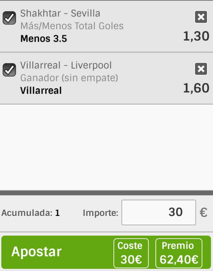 BrokerDeportivo's tweet photo. 🍀APUESTA PREMIUM🍀
💸Cuota 2€
💰Apostamos 30€
‼Ganaríamos 60€
#suertee https://t.co/cadN0N4Q8z