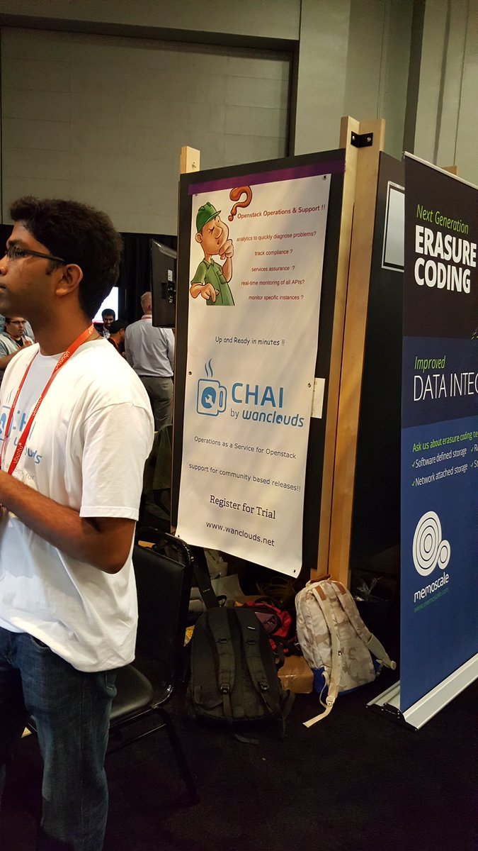 ZeeRizvi's tweet photo. Very hot #chai by @WanClouds @faizkhan_asu . Good product to monitor &amp; support #openstack https://t.co/SE3vq6fjNz