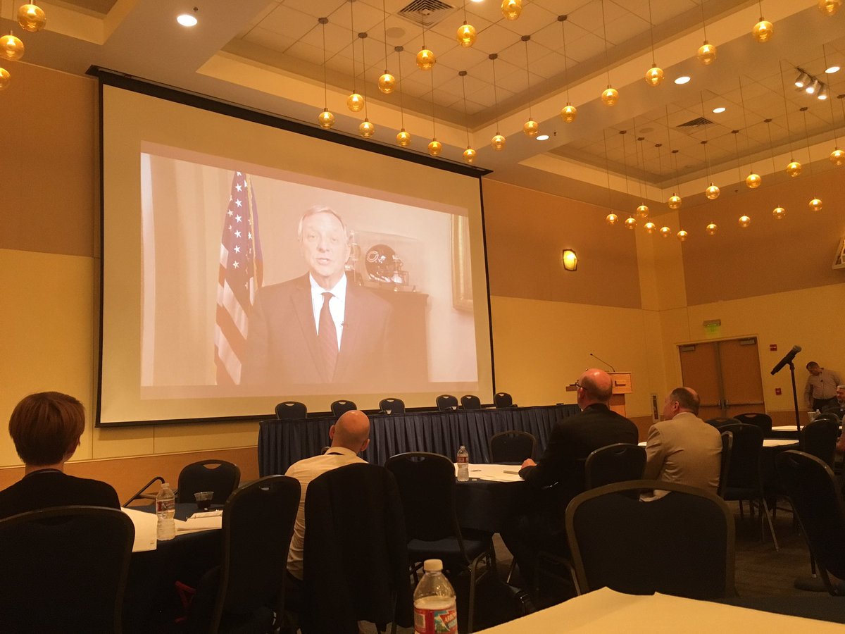 Senator Durbin kicked off the Textbook Affordability Conference with a video greeting &amp; call to action.  #2016TAC