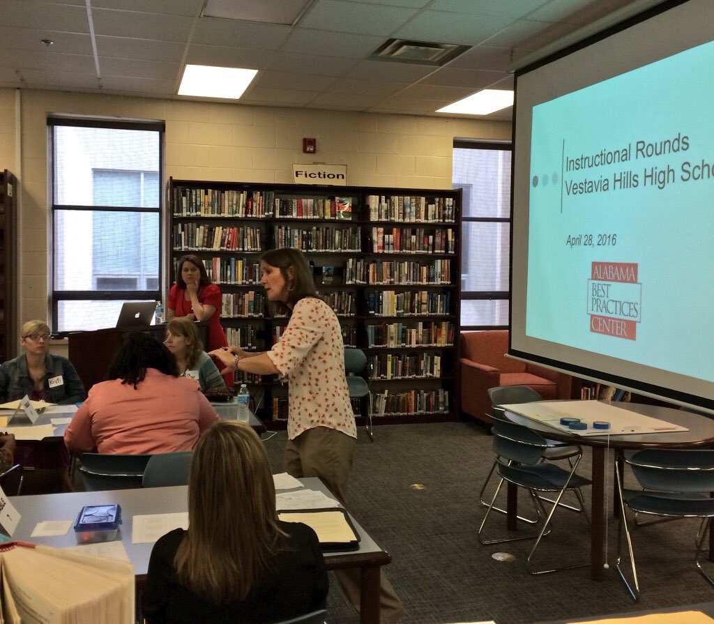 jbrown0503's tweet photo. Instructional Rounds with @al_bpc today at Vestavia Hills High School. #armyofeducators https://t.co/hSRruZNJ6y