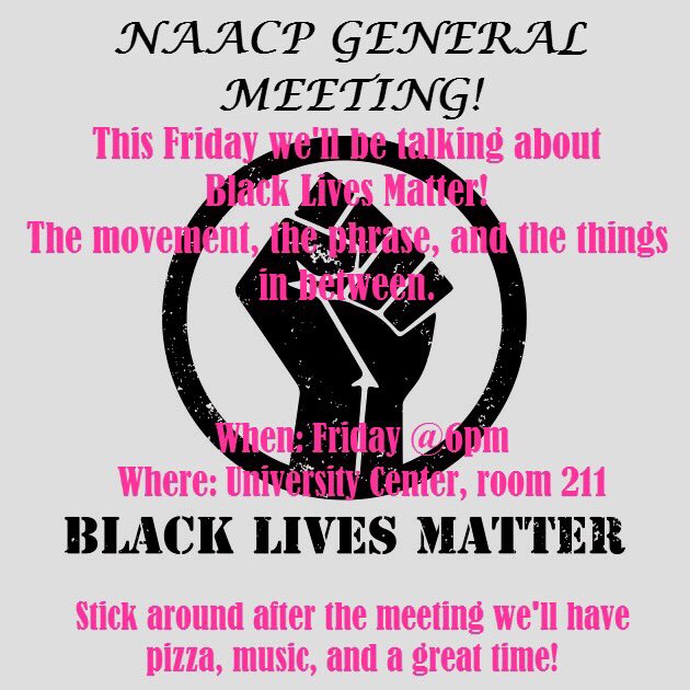 ASURamPage's tweet image. Check out NAACP&apos;s meeting! #deepdiscussion and #freepizza that is a great combination.