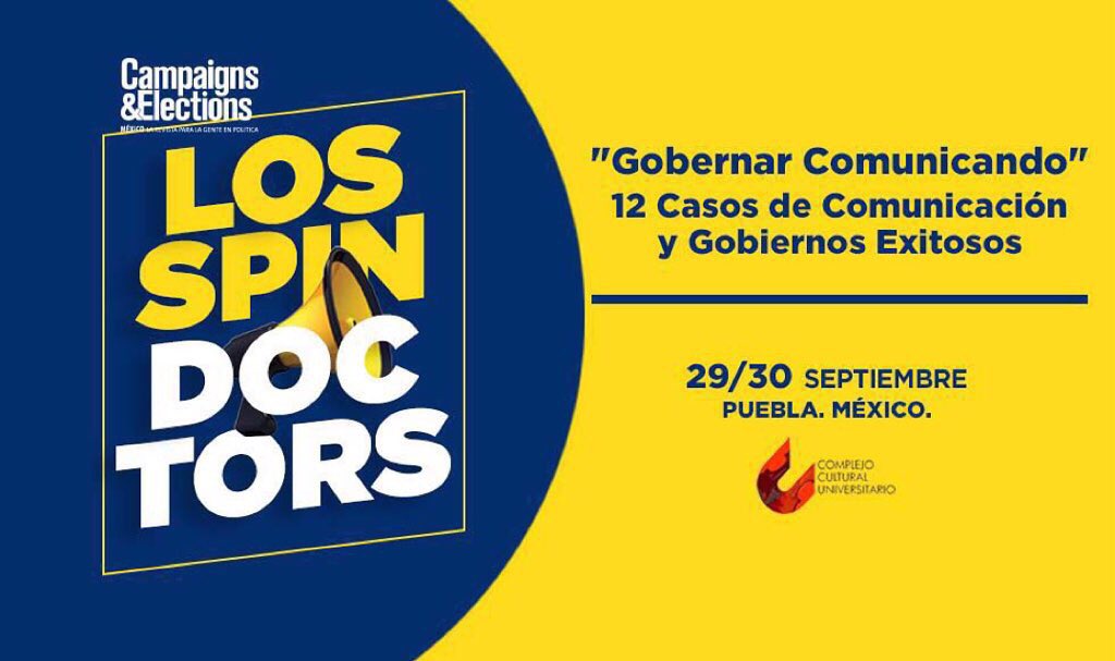 CE_Mexico's tweet photo. #GobernarComunicando 29 y 30 de septiembre en @ccubuap #LSDPuebla. Pronto + Info https://t.co/LAf0urarLw