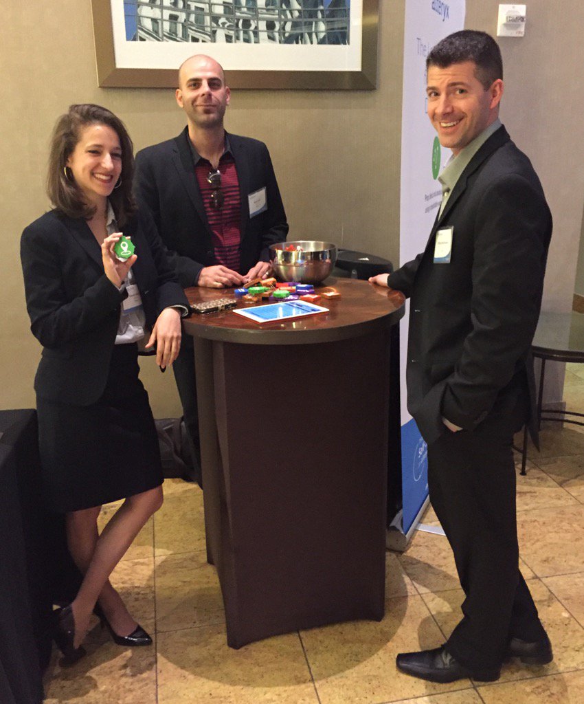 Dulldatageek's tweet photo. Your #nyc @alteryx team is ready at the #selfserviceanalyticsroadshow New York https://t.co/V2GVSTrOui