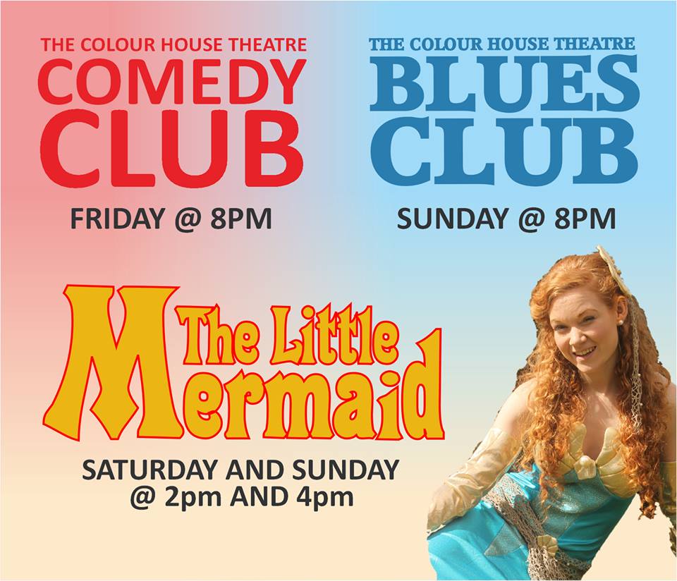 We have something for all this weekend, including @CHTComedyClub, @CHTBluesClub and our new show #TheLittleMermaid!