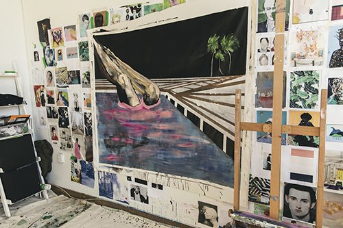 lexiquette's tweet photo. Erin Armstrong: Dreamscapes, exhibiting abroad and escaping the literal  https://t.co/TCA8xd4tZm … shot by @SoTeeOh https://t.co/p9Hnw58haI