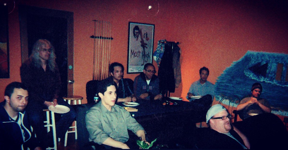 PostProInc's tweet image. A #tbt for you: Back when #SonicPool had a POOL table! Can you believe it's been 15 yrs?! #postproduction #hollywood