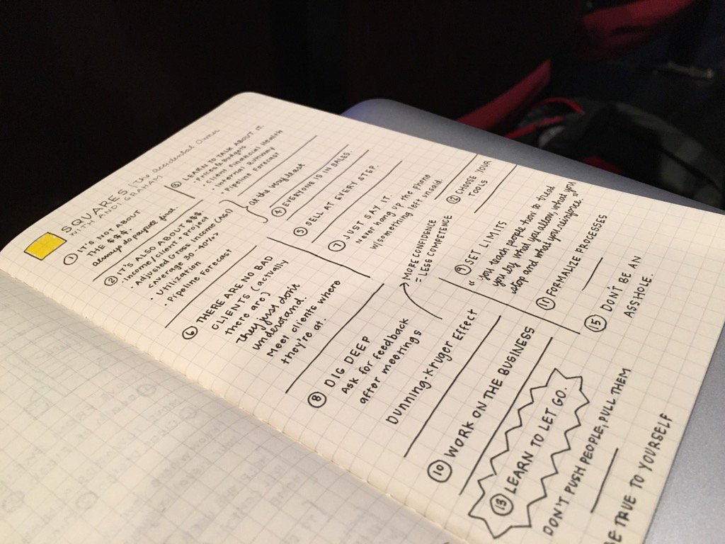 busynoggin's tweet photo. Wish I could take notes this beautifully or hire someone to do it for me. @andigrahambsd #squares2016 https://t.co/5a1uYiUmFK