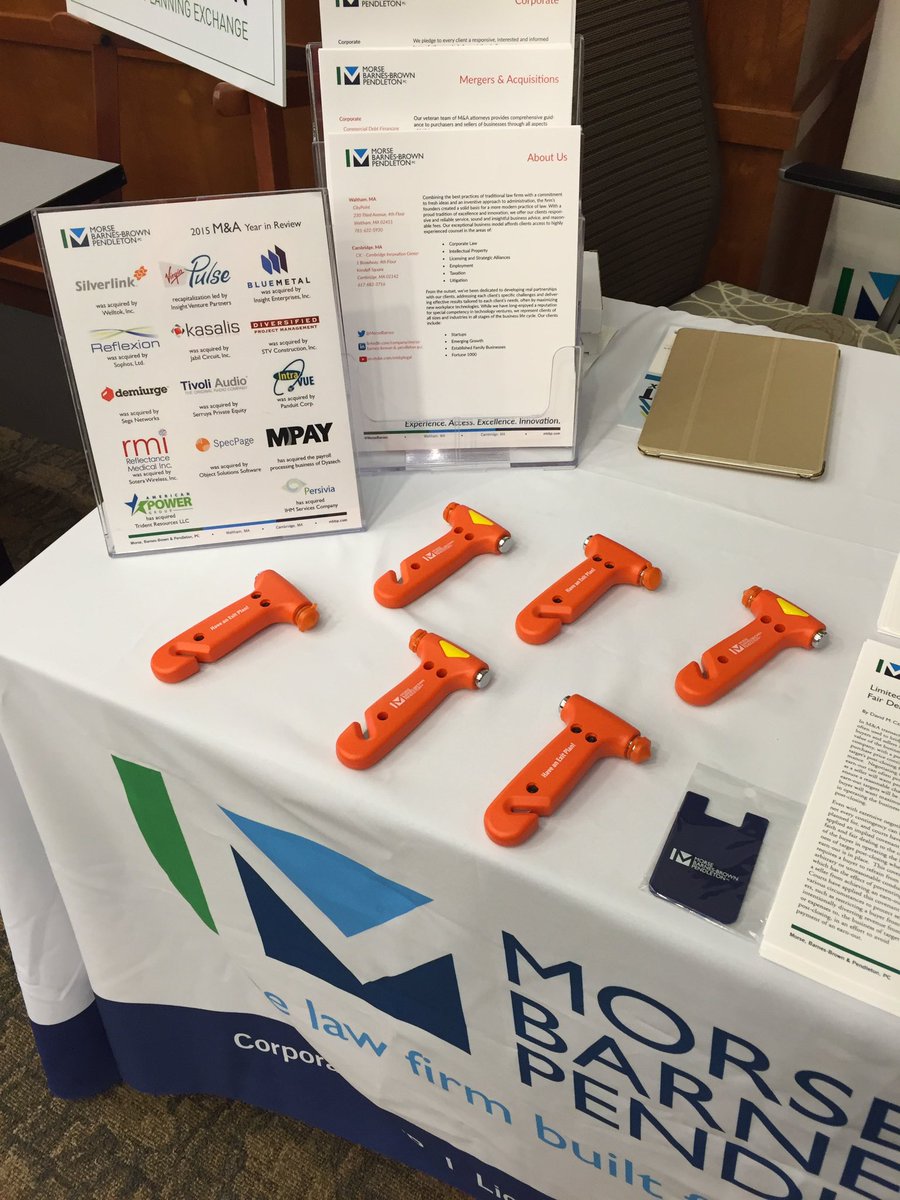 Morse's tweet photo. #ExitPlanning swag @XPXBoston #XPXSummit! Thanks @NorthPointPrint https://t.co/PsCahpEMri