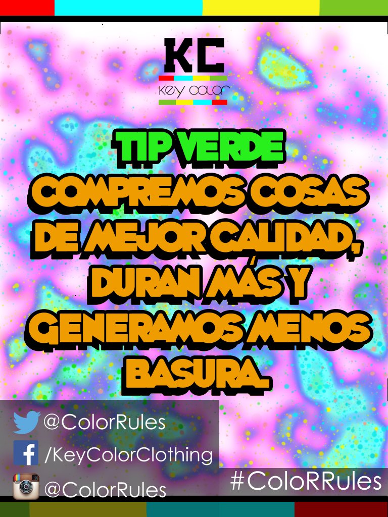 colorrules's tweet image. #ViajarEnElTiempoPara dar éste consejo hace mucho u_u. Por ello vendemos calidad.