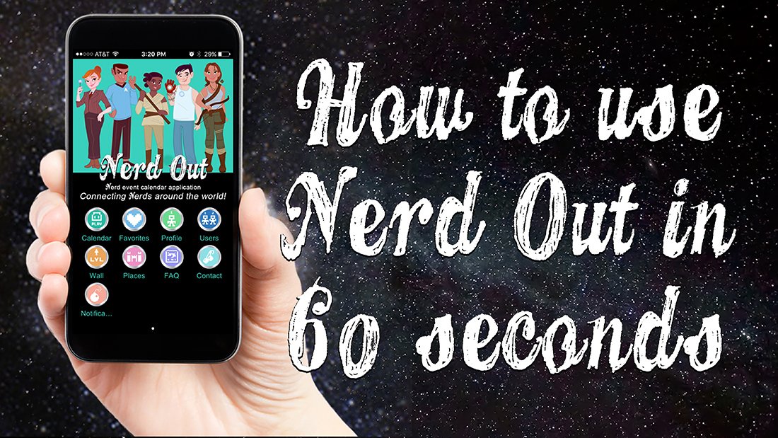 nerdoutapp's tweet photo. How to Use #NerdOutApp in 60 seconds! Check out our #Youtube video https://t.co/CuYHK2KDcJ #comiccon #sdcc #cosplay https://t.co/EhYM89Xvyw